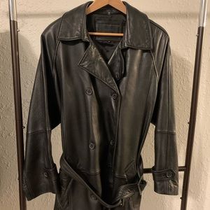 Avanti New York black leather jacket